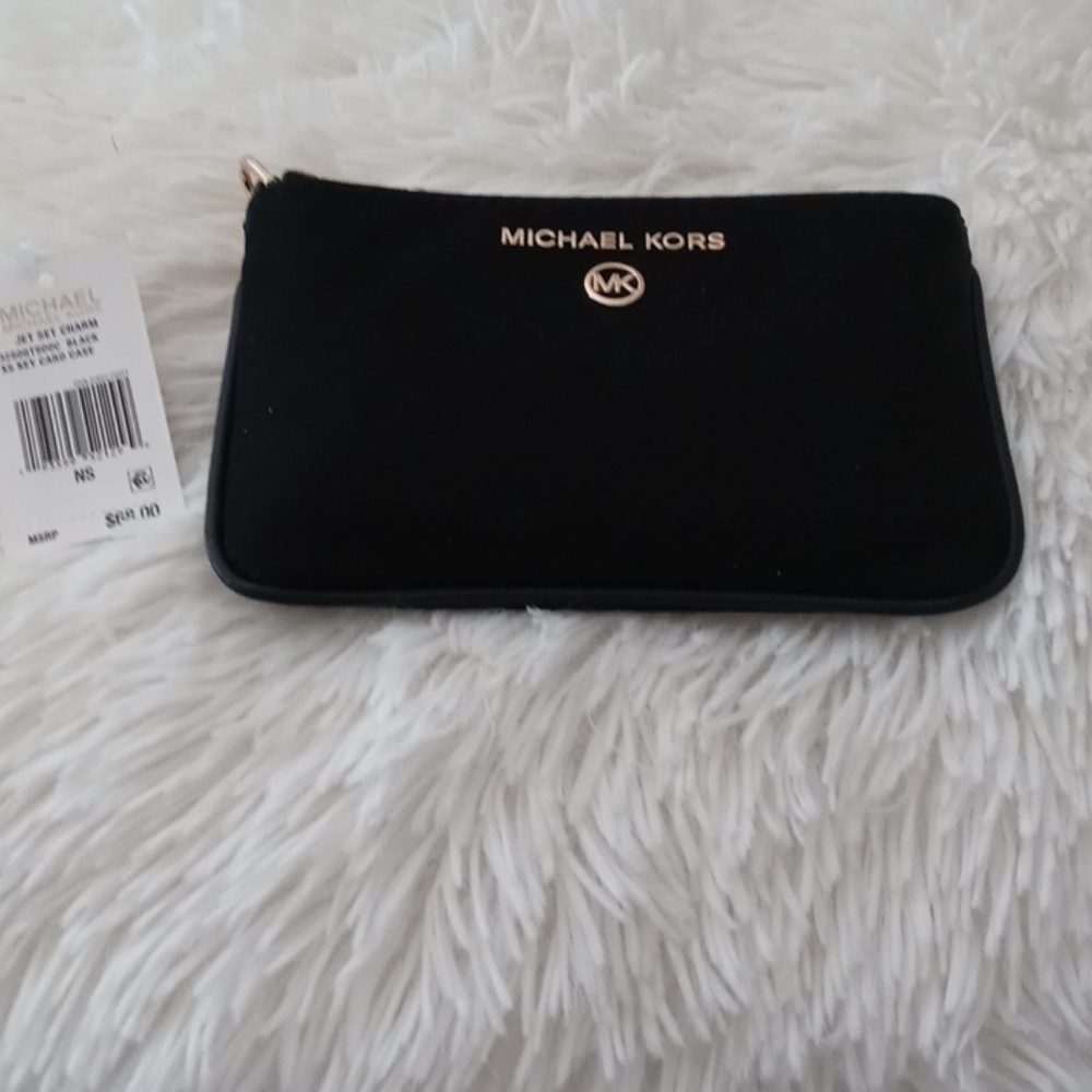 Micheal Kors Jet Set charm coin card holder